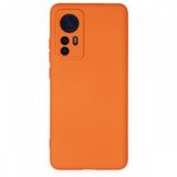 BSSM Nano İçi Kadife Silikon - Turuncu Xiaomi Mi 12 Kılıf