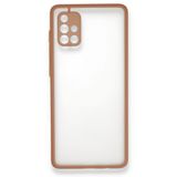 BSSM Pembe Samsung Galaxy A71 Montreal Silikon Kapak Kılıf