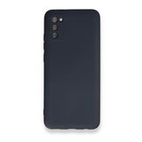 BSSM Samsung Galaxy A02S Nano içi Kadife Silikon Lacivert Kılıf