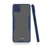 BSSM Samsung Galaxy A22 Platin Silikon Lacivert Kılıf