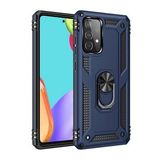 BSSM Samsung Galaxy A33 5G Sofya Yüzüklü Silikon Kapak Lacivert Kılıf
