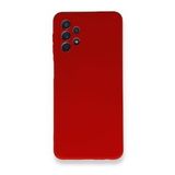 BSSM Samsung Galaxy A52 Nano içi Kadife Silikon - Kırmızı Kılıf