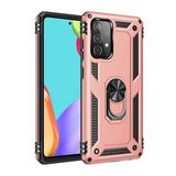 BSSM Samsung Galaxy A53 5G Sofya Yüzüklü Silikon Kapak - Rose Kılıf