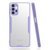 BSSM Samsung Galaxy A72 Platin Silikon Lila Kılıf