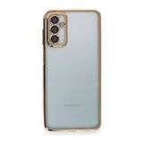 BSSM Samsung Galaxy M23 Razer Lensli Silikon Gold Kılıf