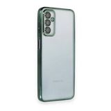 BSSM Samsung Galaxy M23 Razer Lensli Silikon Yeşil Kılıf