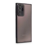 BSSM Samsung Galaxy Note 20 Ultra Razer Lensli Silikon Siyah Kılıf
