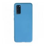 BSSM Samsung Galaxy S20 Plus Nano İçi Kadife Mavi Silikon Kılıf