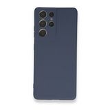 BSSM Samsung Galaxy S21 Ultra Nano İçi Kadife Silikon Gri Kılıf
