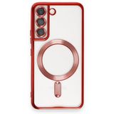 BSSM Samsung Galaxy S22 Kross Magneticsafe Kapak Kırmızı Kılıf
