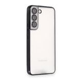 BSSM Samsung Galaxy S22 Razer Lensli Silikon Siyah Kılıf