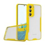 BSSM Samsung Galaxy S23 Plus Platin Silikon Sarı Kılıf