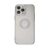 BSSM Santa Lens Silikon - Şeffaf iPhone 13 Pro Max Kılıf
