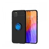 BSSM Siyah Mavi Huawei Y5P Range Yüzüklü Silikon Kılıf