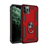 BSSM Sofya Yüzüklü Silikon Kapak - Kırmızı iPhone 11 Pro Kılıf