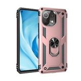 BSSM Sofya Yüzüklü Silikon Kapak - Rose Xiaomi Mİ 11 Lite Kılıf