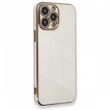 BSSM Volet Silikon - Beyaz iPhone 13 Pro Max Kılıf