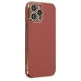 BSSM Volet Silikon - Kırmızı iPhone 14 Pro Max Kılıf