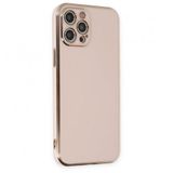 BSSM Volet Silikon - Pembe iPhone 12 Pro Max Kılıf
