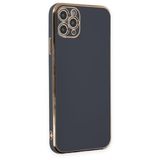 BSSM Volet Silikon - Siyah iPhone 11 Pro Max Kılıf