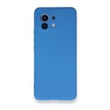 BSSM Xiaomi Mi 11 Kılıf Nano İçi Kadife Silikon Mavi Kılıf