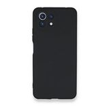 BSSM Xiaomi Mİ 11 Lite Nano içi Kadife Silikon Lacivert Kılıf