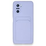 BSSM Xiaomi Mi 11İ Kelvin Kartvizitli Silikon Lila Kılıf