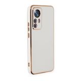 BSSM Xiaomi Mi 12T Pro Volet Silikon Beyaz Kılıf