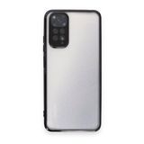 BSSM Xiaomi Redmi Note 11 Razer Lensli Siyah Silikon Kılıf