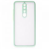 BSSM Xiaomi Redmi Note 8 Pro Montreal Silikon Kapak Turkuaz Kılıf