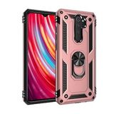 BSSM Xiaomi Redmi Note 8 Pro Sofya Yüzüklü Silikon Kapak Rose Kılıf
