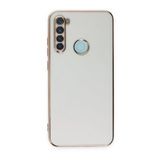 BSSM Xiaomi Redmi Note 8 Volet Silikon Beyaz Cep Telefonu Kılıfı