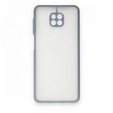 BSSM Xiaomi Redmi Note 9 Montreal Silikon Kapak Gri Kılıf