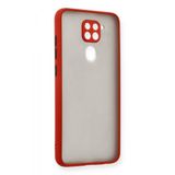 BSSM Xiaomi Redmi Note 9 Montreal Silikon Kapak Kırmızı Kılıf