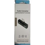 BSSM Yeni Nesil Apple Iphone Lightning Audio Kulaklık Dönüştürücü Kulaklık ve Şarj Otg - Siyah