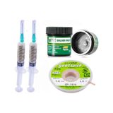 Bst Krem Lehim 183 C Noclean Sn63/pb37 50g Lehim Toplama Cp-1515 Emme Teli 1,5mm 4lü Set