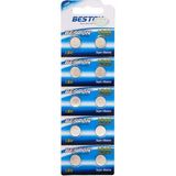 Bst-Lr44 Alkalin Ag13/357 Lr44 Düğme Pil (10Lu Paket)