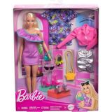 Bst Mattel Barbie Moda Kıyafetleri Akseasuarları HYT61 Cocuk Hediyesi - Çok Renkli