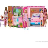Bst Mattel Barbie Yeni Portatif Evi Bebek HRJ77 Dogum Gunu Hediyesi - Çok Renkli