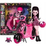 Bst Mattel Monster High Vamptastic Scooter Draculaura Cocuk Hediyesi - Renkli