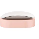 Bst Uniq Nova Compact Magic Mouse Şarj Istasyonu Telefon Aksesuarı Seyahat Hediyesi - Pembe
