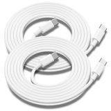 BSTOEM Apple USB C - USB C Kablosu 10 ft 100W, 2 Paket, Apple MacBook Pro/2019/2018/2017/2016/IPad Air 4/5, iPad Mini 6, iPad Pro 12.9/11 USB Tip C için Hızlı Şarj Kablosu
