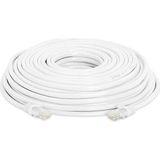 BT Bayır Teknoloji Cat6 Ethernet 30 Metre Beyaz Fabrikasyon Kablo - Yüksek Hız Destekli Uygun Bağlantı Tipi