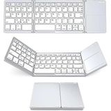 Bt Klavye - Katlanır, Dokunmatik Yüzeyli, Taşınabilir Ultra Ince - Windows/android/ios Uyumlu -