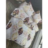 Bt Pasifik ÇİÇEK DESEN PAMUKLU ÇİFT KİŞİLİK LASTİKLİ NEVRESİM TAKIMI