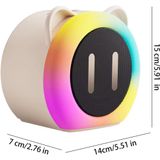 BT5.3 LED isik etkisi gürültü iptal mikrofon kablosuz hoparlör çocuk gift mikrofon küçük hoparlör YSW36