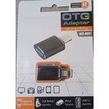 Btcrea Auris ARS-AD07 Lightning To Usb-A Dişi Otg Çevirici USB 3.1 Uyumlu - Siyah