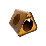 BTF-101 Kedi Evi ve Köpek Evi - 3mm Ahşap MDF - Portatif - Üçgen şekilli - Üç Girişli