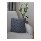 BTF HOME Bohem Punch Dekoratif zikzak desen 2'li Kırlent Kılıfı, 42x42 cm, Yastık Kılıfı seti