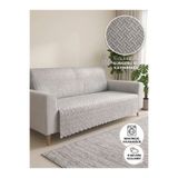 BTF HOME Kaymaz Süngerli Koltuk Örtüsü 160x205 Tuğla Desenli 4 Mevsim Kullanışlı Makinede Yıkanabilir